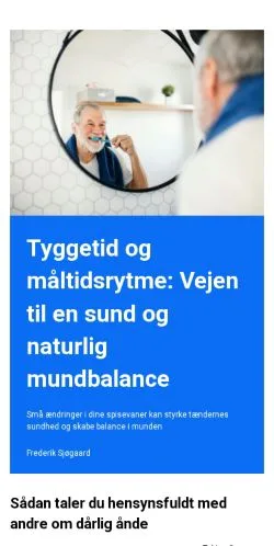 Anteprima del sito smiletid.dk, media di Danimarca per articoli sponsorizzati