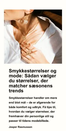 Anteprima del sito smykkebix.dk, media di Danimarca per articoli sponsorizzati