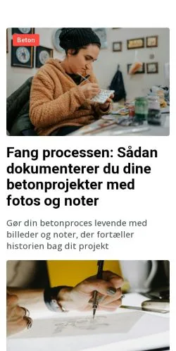Podgląd witryny superkreativ.dk, medium z kraju Dania do artykułów sponsorowanych