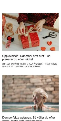 Podgląd witryny upplevelseplatsen.se, medium z kraju Szwecja do artykułów sponsorowanych
