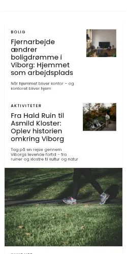 Anteprima del sito viborgdirekte.dk, media di Danimarca per articoli sponsorizzati