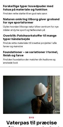 Anteprima del sito viborgfokus.dk, media di Danimarca per articoli sponsorizzati