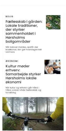 Anteprima del sito voreshoersholm.dk, media di Danimarca per articoli sponsorizzati