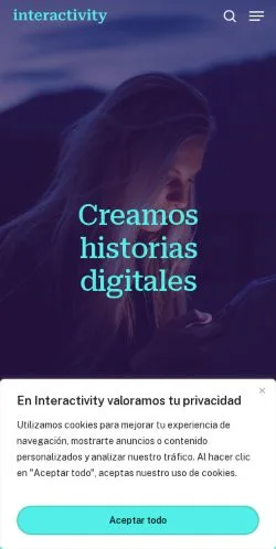 Forhåndsvisning av nettstedet Interactivity, medium fra USA for sponsede artikler