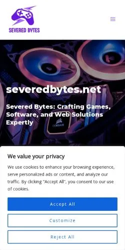 Vorschau der Website - Severedbytes, Medium aus Vereinigte Staaten für gesponserte Artikel