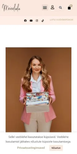 Anteprima del sito Meieeluilu, media di Estonia per articoli sponsorizzati