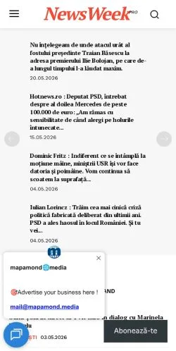 Anteprima del sito Bucovineanul, media di Romania per articoli sponsorizzati