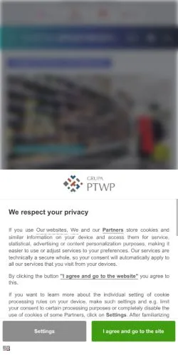 Anteprima del sito Portal Spożywczy, media di Polonia per articoli sponsorizzati