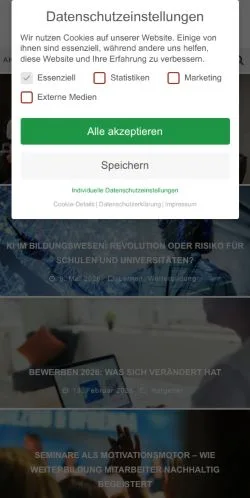 Podgląd witryny Die Karriereleiter, medium z kraju Niemcy do artykułów sponsorowanych