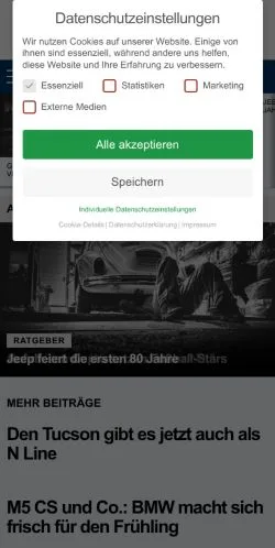 Anteprima del sito 5tuerig, media di Germania per articoli sponsorizzati