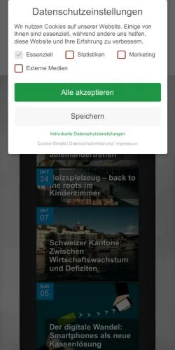 Anteprima del sito Welt-Blog, media di Svizzera per articoli sponsorizzati
