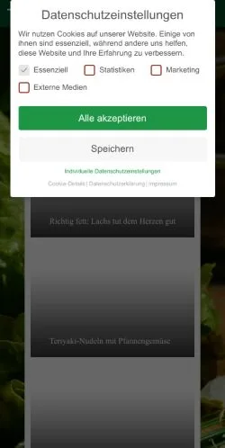 Anteprima del sito Kein Fastfood, media di Germania per articoli sponsorizzati
