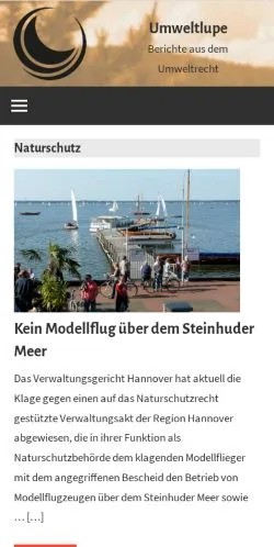 Anteprima del sito Umweltlupe, media di Germania per articoli sponsorizzati