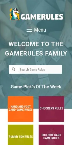 Vorschau der Website Game Rules, Medium aus Vereinigte Staaten für gesponserte Artikel