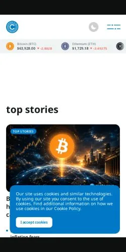 Anteprima del sito Crypto News, media di Stati Uniti per articoli sponsorizzati