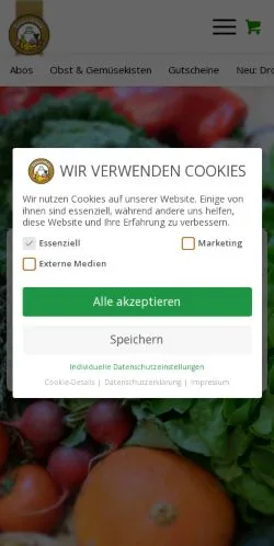 Anteprima del sito Bauerntüte, media di Germania per articoli sponsorizzati