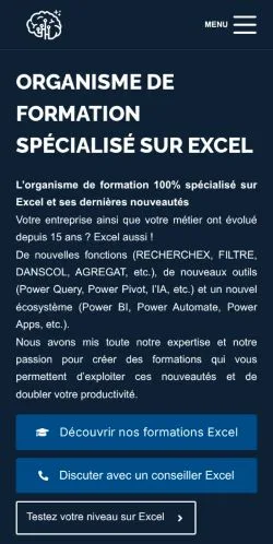 Aperçu du site Morpheus Formation, média de France pour articles sponsorisés