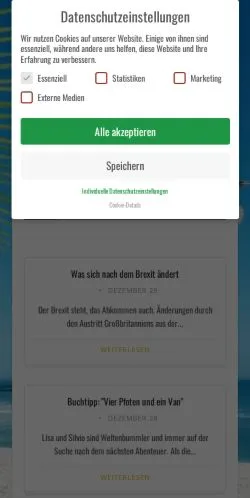 Podgląd witryny Die Pauschalreise, medium z kraju Niemcy do artykułów sponsorowanych