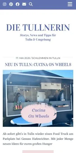 Podgląd witryny die Tullnerin, medium z kraju Austria do artykułów sponsorowanych