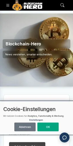 Vorschau der Website Blockchain Hero, Medium aus Deutschland für gesponserte Artikel
