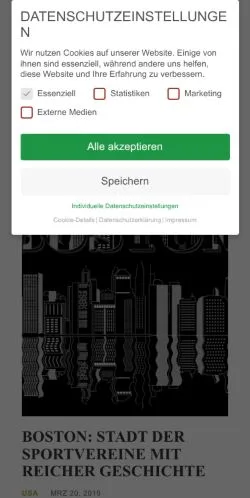 Anteprima del sito Amerika Tour, media di Germania per articoli sponsorizzati
