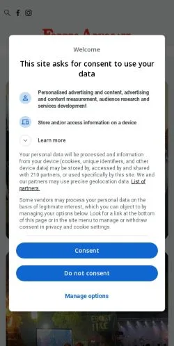 Podgląd witryny Forbes Advocate, medium z kraju Australia do artykułów sponsorowanych