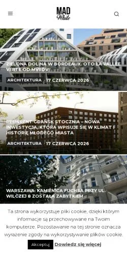 Podgląd witryny Magazyn WhiteMAD, medium z kraju Polska do artykułów sponsorowanych