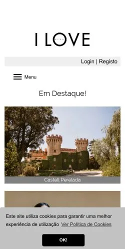 Podgląd witryny I Love Brides, medium z kraju Portugalia do artykułów sponsorowanych