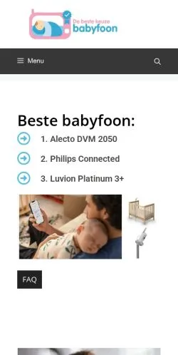 Anteprima del sito bestekeuzebabyfoon, media di Paesi Bassi per articoli sponsorizzati
