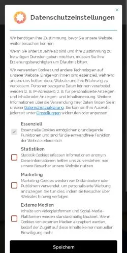 Anteprima del sito Seidirselbstbewusst, media di Germania per articoli sponsorizzati