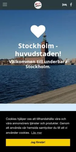 스폰서 기사용 스웨덴 매체 I Love Stockholm 사이트 미리보기
