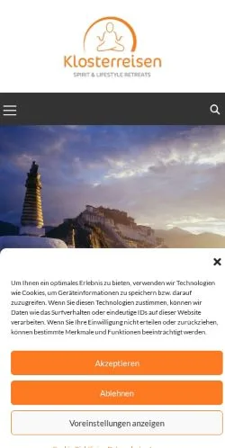 Anteprima del sito Klosterreisen, media di Germania per articoli sponsorizzati