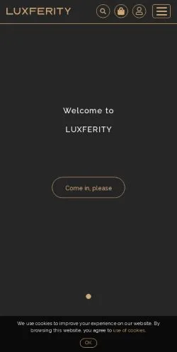 スポンサード記事向けのアメリカ合衆国メディア、Luxferityのサイトプレビュー