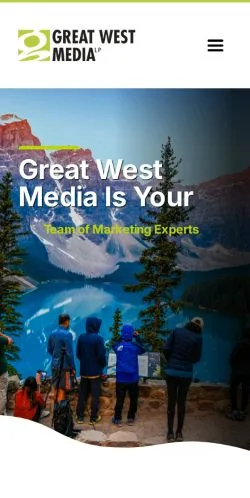 Podgląd witryny Great West Media, medium z kraju Kanada do artykułów sponsorowanych