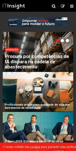 Aperçu du site It Insight, média de Portugal pour articles sponsorisés