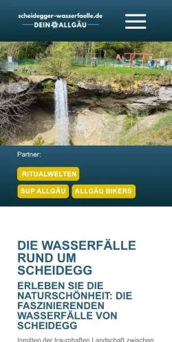 Anteprima del sito Scheidegger Wasserfälle, media di Germania per articoli sponsorizzati