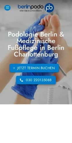 Preview of the Berlinpodo website, a media outlet in Germany for sponsored articles