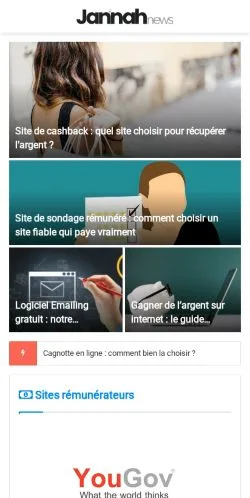 スポンサード記事向けのフランスメディア、Debat Ecoのサイトプレビュー