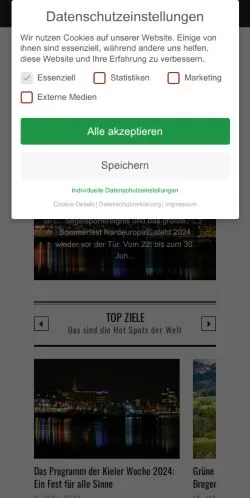 Anteprima del sito 123-Und-Weg, media di Germania per articoli sponsorizzati