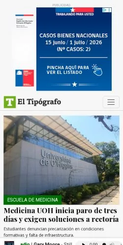 Anteprima del sito El Tipógrafo, media di Stati Uniti per articoli sponsorizzati