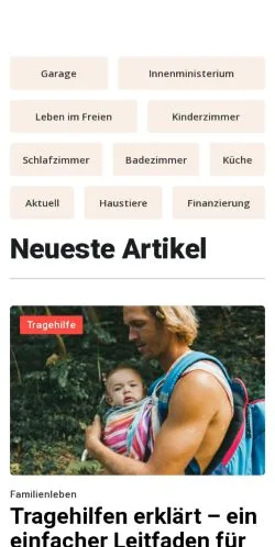 Podgląd witryny besseresheim.de, medium z kraju Niemcy do artykułów sponsorowanych
