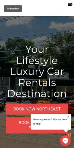 스폰서 기사용 미국 매체 Imagine Lifestyles 사이트 미리보기