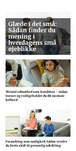 Anteprima del sito akutpsykolog.dk, media di Danimarca per articoli sponsorizzati