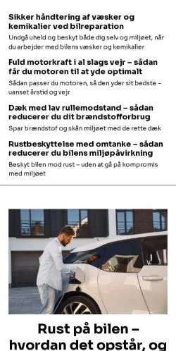 Anteprima del sito autoplaneten.dk, media di Danimarca per articoli sponsorizzati
