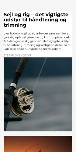 Forhåndsvisning af baadtema.dk, medie fra Danmark til sponsorerede artikler