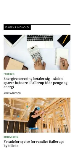 Anteprima del sito ballerupnu.dk, media di Danimarca per articoli sponsorizzati