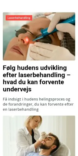 Anteprima del sito behandlingshint.dk, media di Danimarca per articoli sponsorizzati