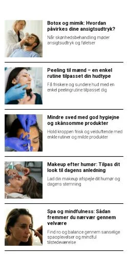 Anteprima del sito behandlingstips.dk, media di Danimarca per articoli sponsorizzati