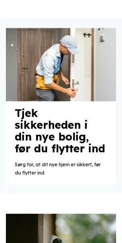 Anteprima del sito boligtryghed.dk, media di Danimarca per articoli sponsorizzati