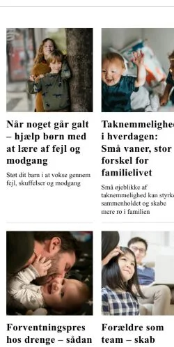 Voorbeeld van de site bonusbarn.dk, medium uit Denemarken voor gesponsorde artikelen